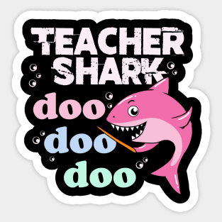 Teacher shark Sticker